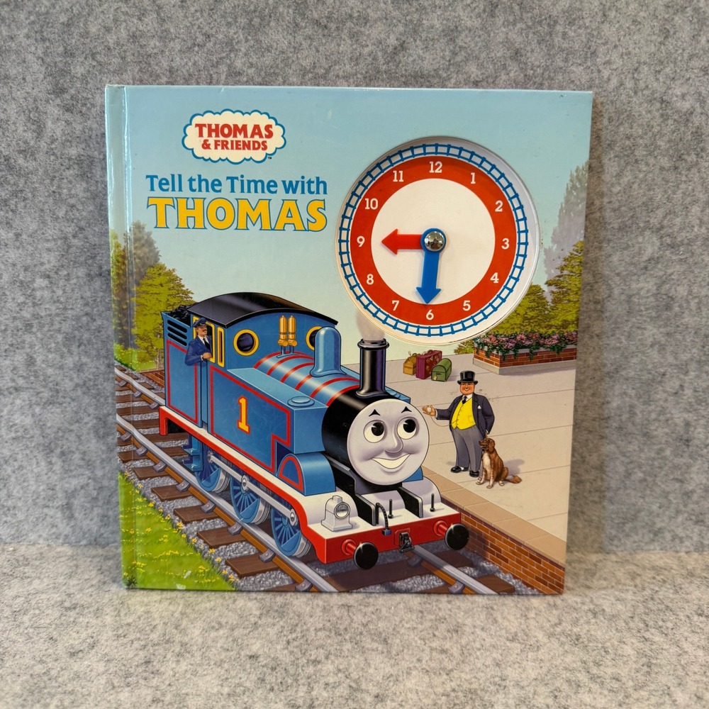 Telling the Time with Thomas the Train, Built-in Clock, Hardcover, Good